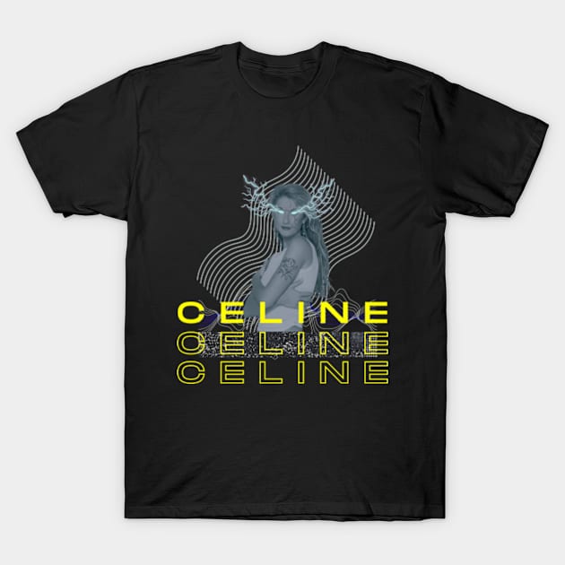 Celine Dion T-Shirt by PsychodeMayo